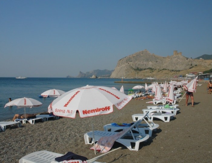 Оборудованный пляж - ТОК «Судак»